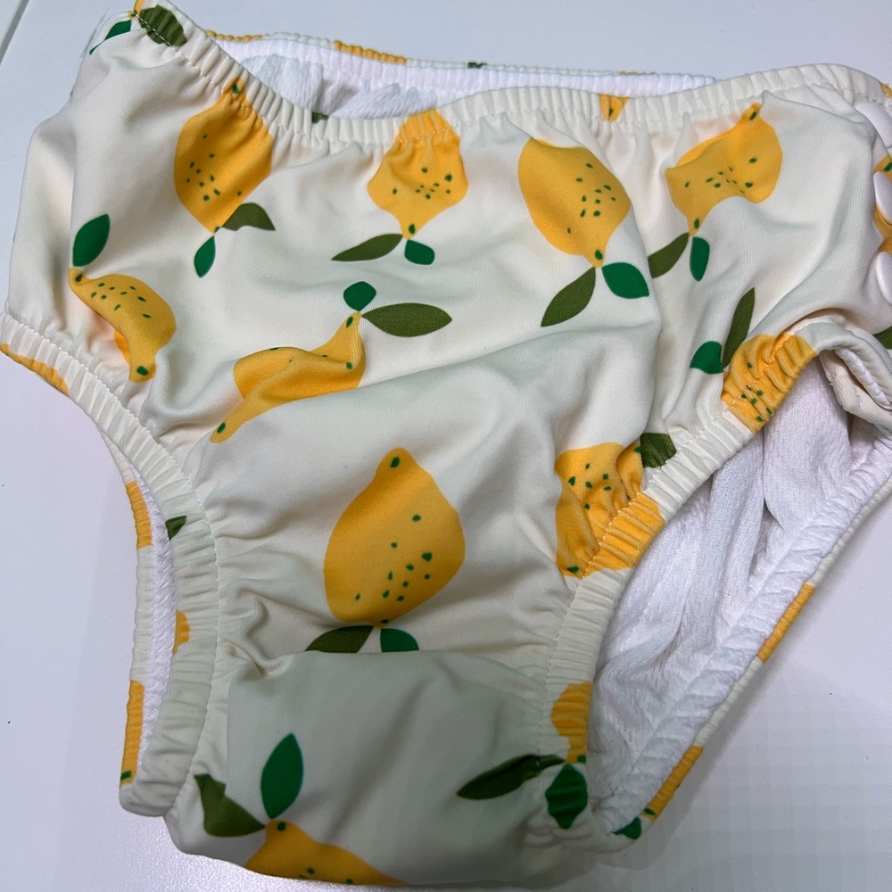 Hanna andersson lemon swim diaper cloth diaper